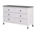 3 Pieces Bedroom Sets Twin Size House Bed With Storage Headboard, Wooden Nightstand And Storage Dresser,Gray Gray Wood