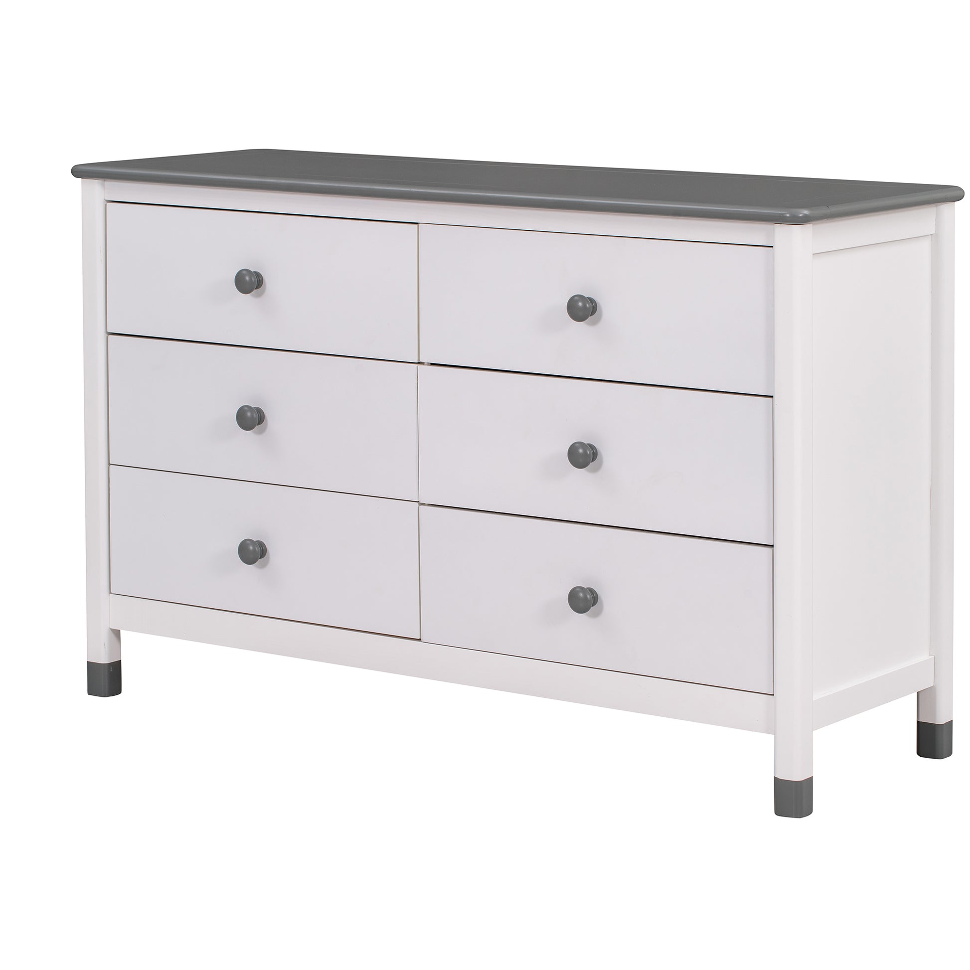 3 Pieces Bedroom Sets Twin Size House Bed With Storage Headboard, Wooden Nightstand And Storage Dresser,Gray Gray Wood