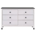 3 Pieces Bedroom Sets Twin Size House Bed With Storage Headboard, Wooden Nightstand And Storage Dresser,Gray Gray Wood