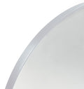 Silver 24*36In Metal Arch Mirror Silver Classic,Mission Mdf Glass Aluminium