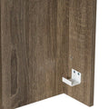 Multifunctional Extendable Console Table Brown Mdf