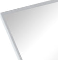 Silver 24*36In Metal Arch Mirror Silver Classic,Mission Mdf Glass Aluminium