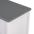 3 Pieces Bedroom Sets Twin Size House Bed With Storage Headboard, Wooden Nightstand And Storage Dresser,Gray Gray Wood
