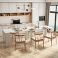 Multifunctional Extendable Console Table White Mdf