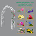 Metal Garden Arch Assemble Freely With 8 Styles Garden Arbor Trellis Climbing Plants Support Rose Arch Outdoor Arch Wedding Arch Party Events Archway Cream White Cream White Iron