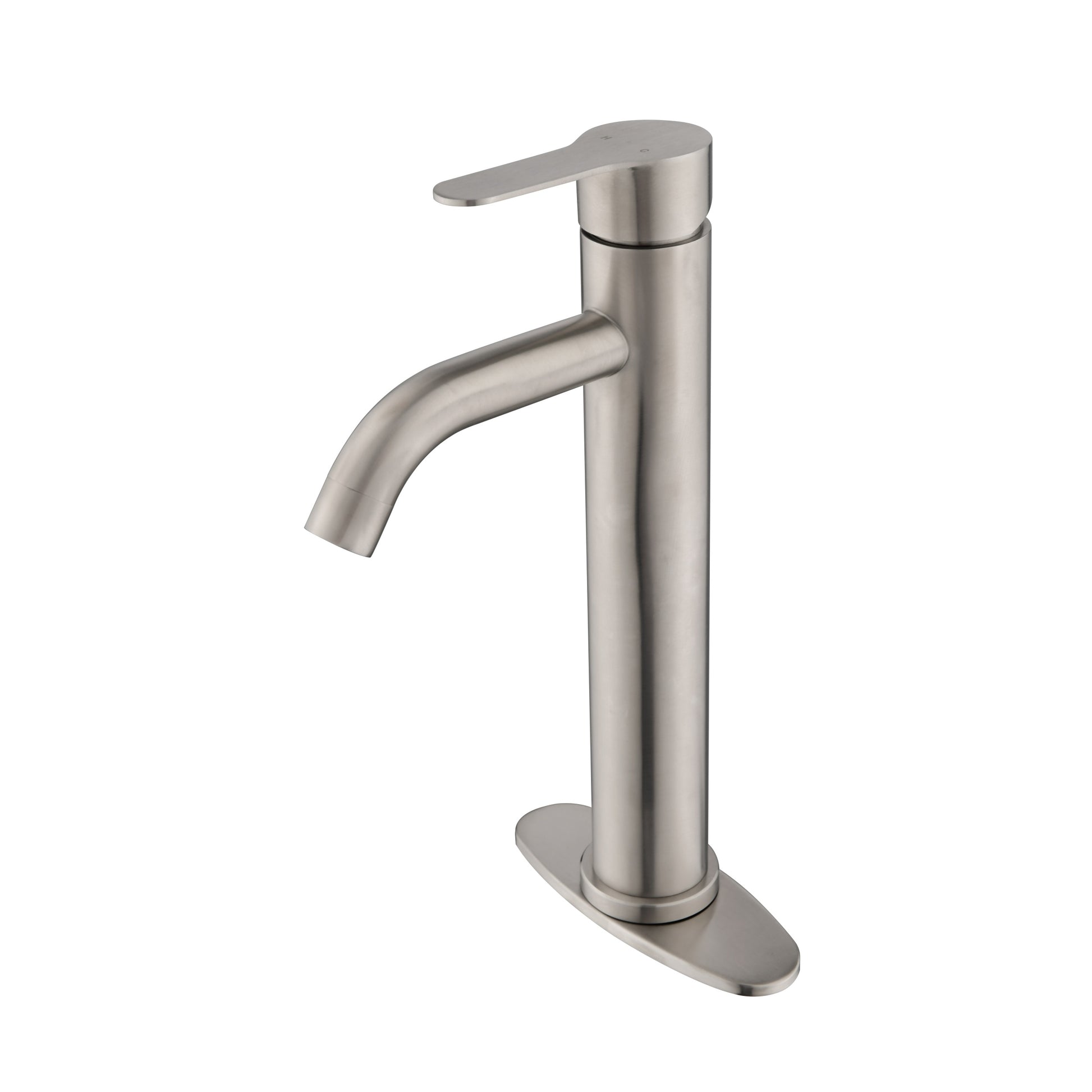 Bathroom Sink Faucet Single Hole Single Handle Bathroom Faucet Vanity Faucet Modern Rv Faucet Deck Mount 1 Hole Or 3 Holes One Brushed Nickel Deck Mounted Lever Handles Stainless Steel