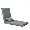 Foldable Portable Chair For Outdoor Travel, Picnic, Bbq,Camping Folding Adults With Carry Bag,Portable Chair For Outdoor Travel, Fourteen Position Adjustable Recliner Light Green Cotton Metal