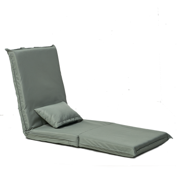 Foldable Portable Chair For Outdoor Travel, Picnic, Bbq,Camping Folding Adults With Carry Bag,Portable Chair For Outdoor Travel, Fourteen Position Adjustable Recliner Light Green Cotton Metal