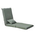 Foldable Portable Chair For Outdoor Travel, Picnic, Bbq,Camping Folding Adults With Carry Bag,Portable Chair For Outdoor Travel, Fourteen Position Adjustable Recliner Light Green Cotton Metal