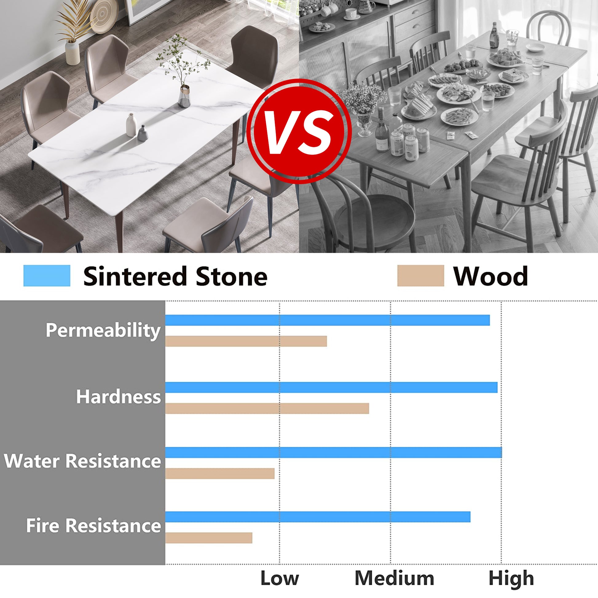 70.87" Modern Artificial Stone White Straight Edge Metal Leg Dining Table Can Accommodate 6 8 People White Metal Sintered Stone