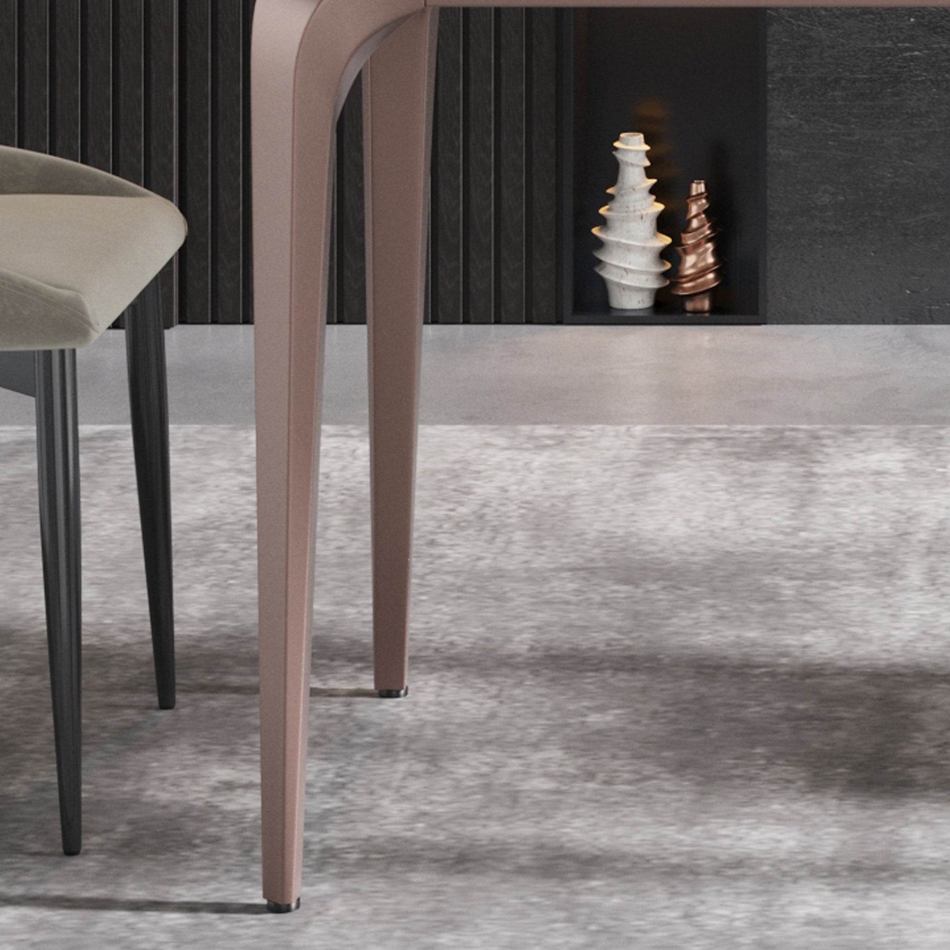 70.87" Modern Artificial Stone White Straight Edge Metal Leg Dining Table Can Accommodate 6 8 People White Metal Sintered Stone