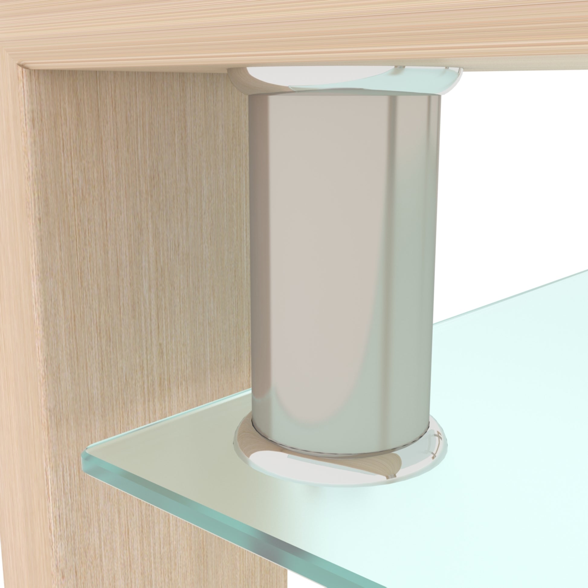Rectangle Glass Coffee Table, Clear Coffee Table Modern Side Center Tables For Living Room Living Room Furniture Oak Glass