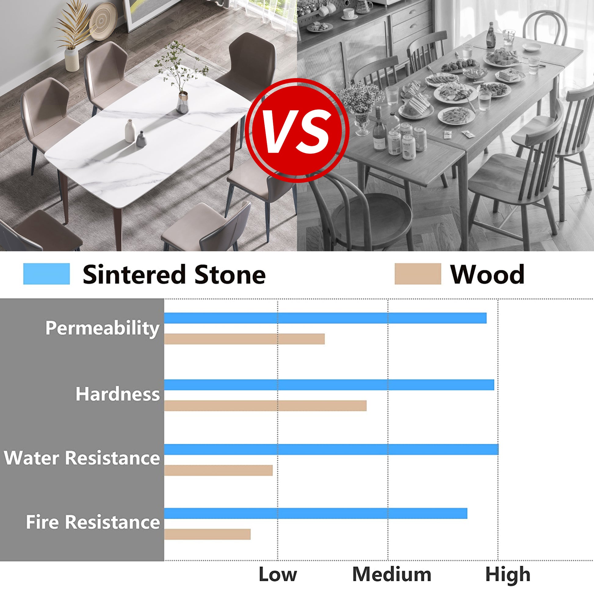 63"Modern Artificial Stone White Curved Metal Leg Dining Table 6 People White Metal Sintered Stone