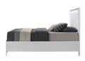 Haiden Queen Bed W Storage Led & White Finish Bd01425Q White Mdf