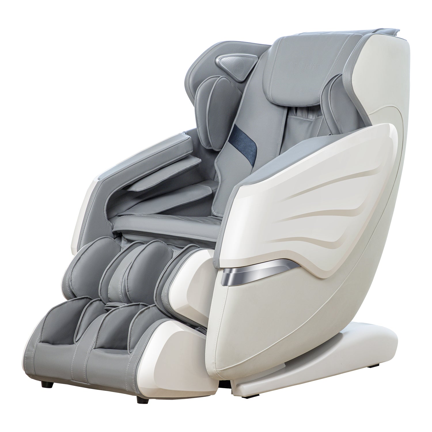 Bosscare 2023 Brand Update Gr8686 Massage Chairs With Ai Voice, App Control Sl Track Zero Gravity Full Body Massage Recliner Gray Gray Pu