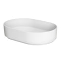 Fs141 580 Solid Surface Basin White Stainless Steel