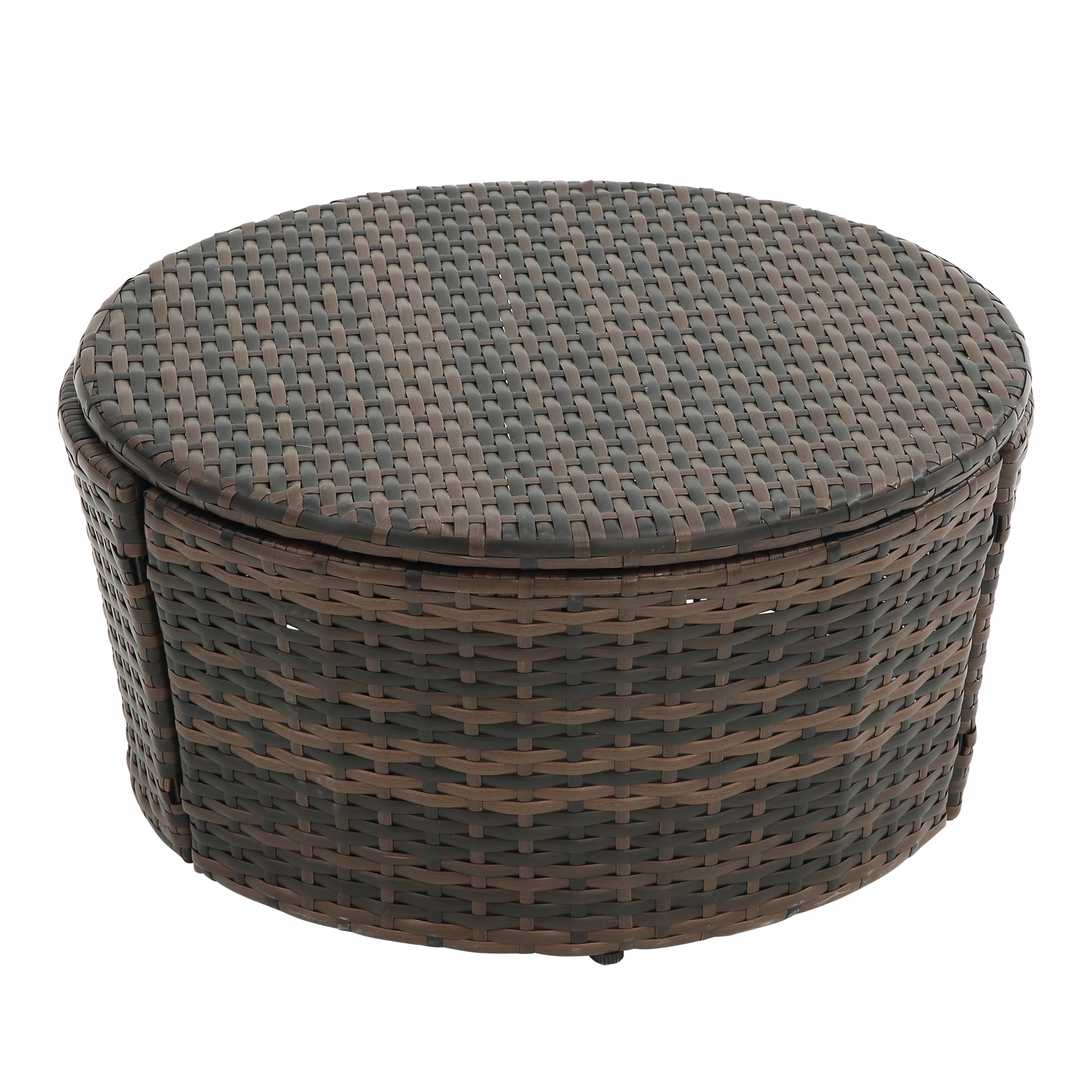 Kd Rattan Round Lounge With Canopy Bali Canopy Bed Outdoor, Wicker Outdoor Sofa Bed With Lift Coffee Table Navy Blue Cotton Steel
