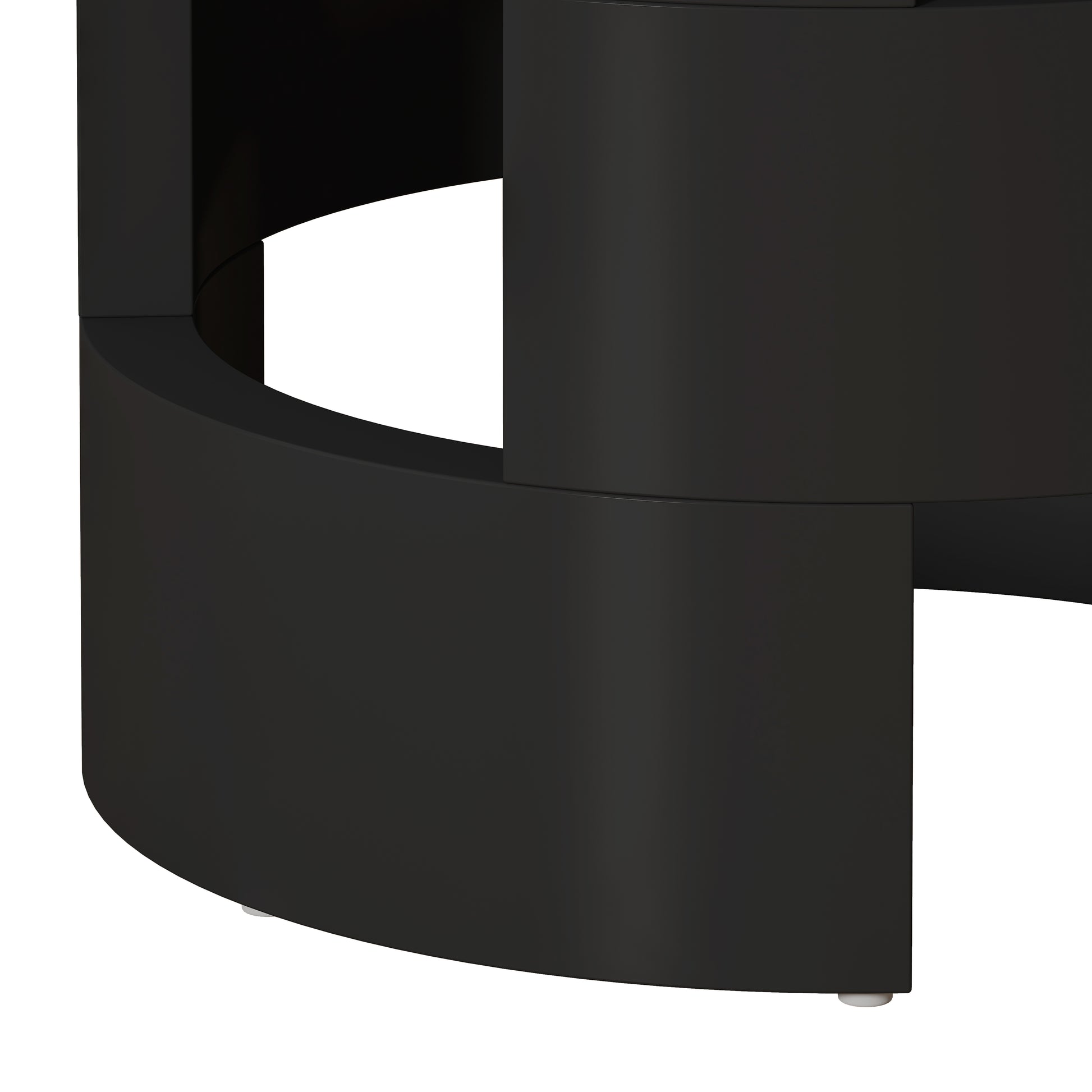 Dining Table Black Mdf