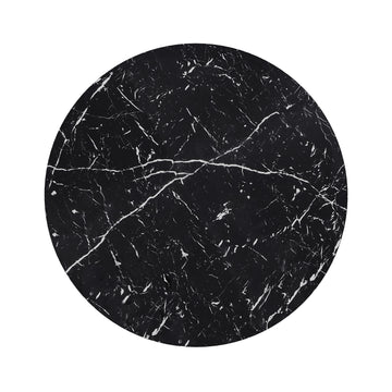 Dining Table Black Mdf