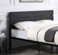 Black Metal Frame Full Size Bed 1Pc Full Black Metal Bedroom Metal