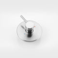 Wall Mounted Shower Faucet In Brushed Nickel Valve Included Brushed Nickel Brass