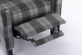 Grey Recline Chair,The Cloth Chair Is Convenient For Home Use, Comfortable And The Cushion Is Soft,Easy To Adjust Backrest Angle Grey Mix Textile