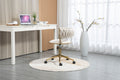 Coolmore Home Office Desk Chair, Vanity Chair, Modern Adjustable Home Computer Executive Chair Swivel Task Chair For Small Space, Living Room, Make Up, Studying Ivory Polyester