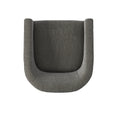 Garland Charcoal Wood Base Swivel Chair Charcoal Grey Foam Polyester