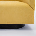 Garland Goldenrod Wood Base Swivel Chair Golden Foam Polyester
