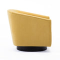 Garland Goldenrod Wood Base Swivel Chair Golden Foam Polyester