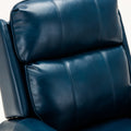 Landis Navy Blue Traditional Lift Chair Navy Blue Foam Pu Leather