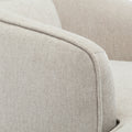 Fenton Upholstered Arm Chair Sea Oat Natural Foam Polyester