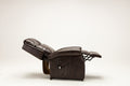 Landis Brown Traditional Lift Chair Brown Foam Pu Leather