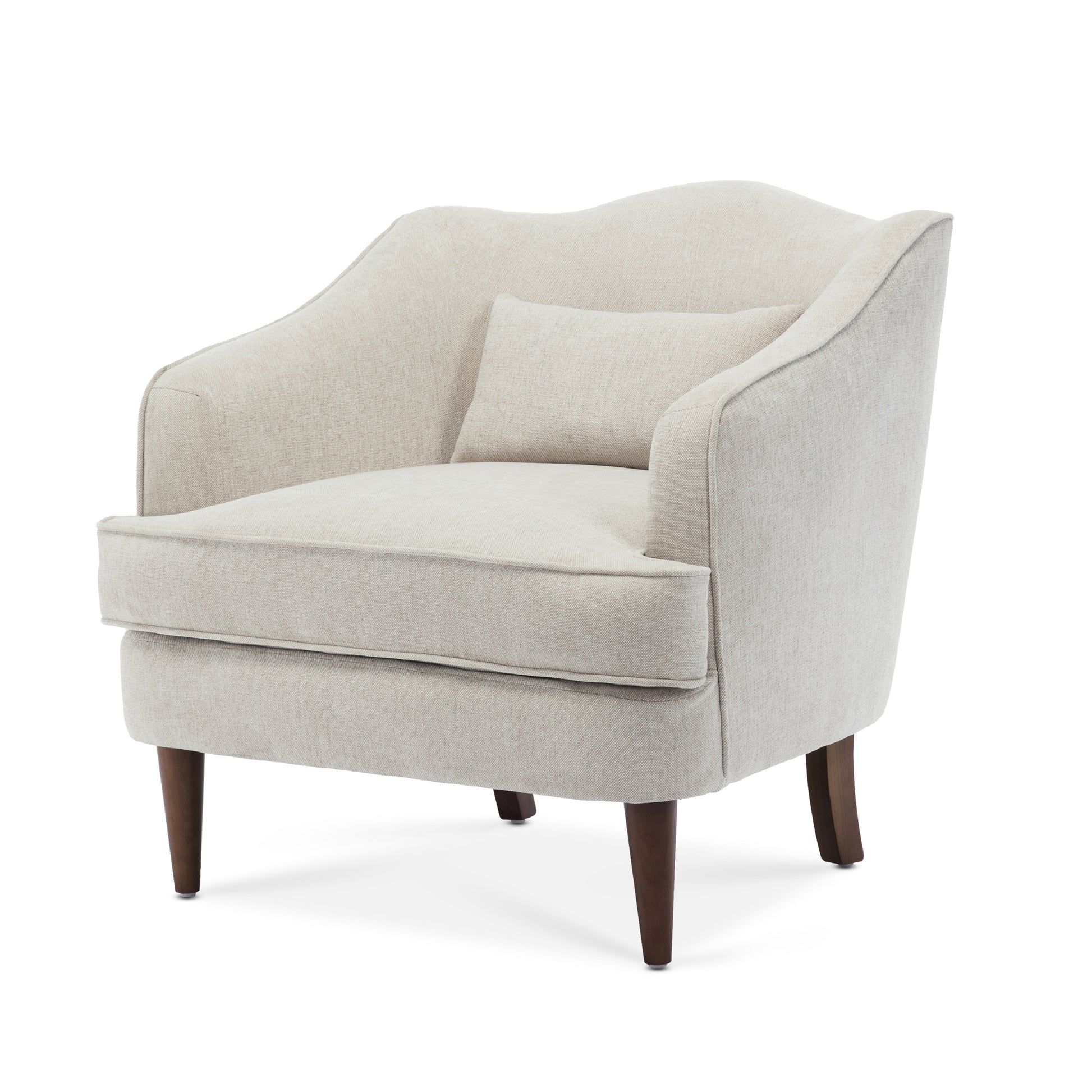 Fenton Upholstered Arm Chair Sea Oat Natural Foam Polyester