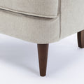 Fenton Upholstered Arm Chair Sea Oat Natural Foam Polyester