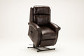 Landis Brown Traditional Lift Chair Brown Foam Pu Leather