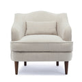 Fenton Upholstered Arm Chair Sea Oat Natural Foam Polyester