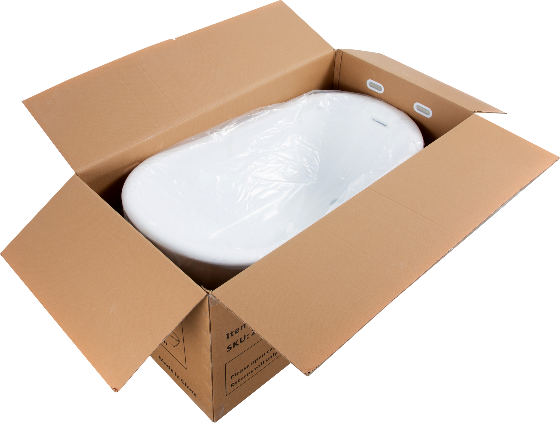 55" Acrylic Freestanding Bathtub, Contemporary Soaking Tub With Chrome Overflow And Drain In High Gloss White Finish, Cupc Certified For Quality Assurance 55.12" * 31.1", 22A02 55 White Fiberglass Acrylic
