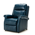 Landis Navy Blue Traditional Lift Chair Navy Blue Foam Pu Leather