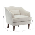 Fenton Upholstered Arm Chair Sea Oat Natural Foam Polyester