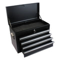 High Capacity Rolling Tool Chest With Wheels And Drawers, 6 Drawer Tool Storage Cabinet Black Black Steel