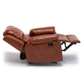 Charlotte Caramel Leather Gel Recliner Caramel Foam Pu Leather