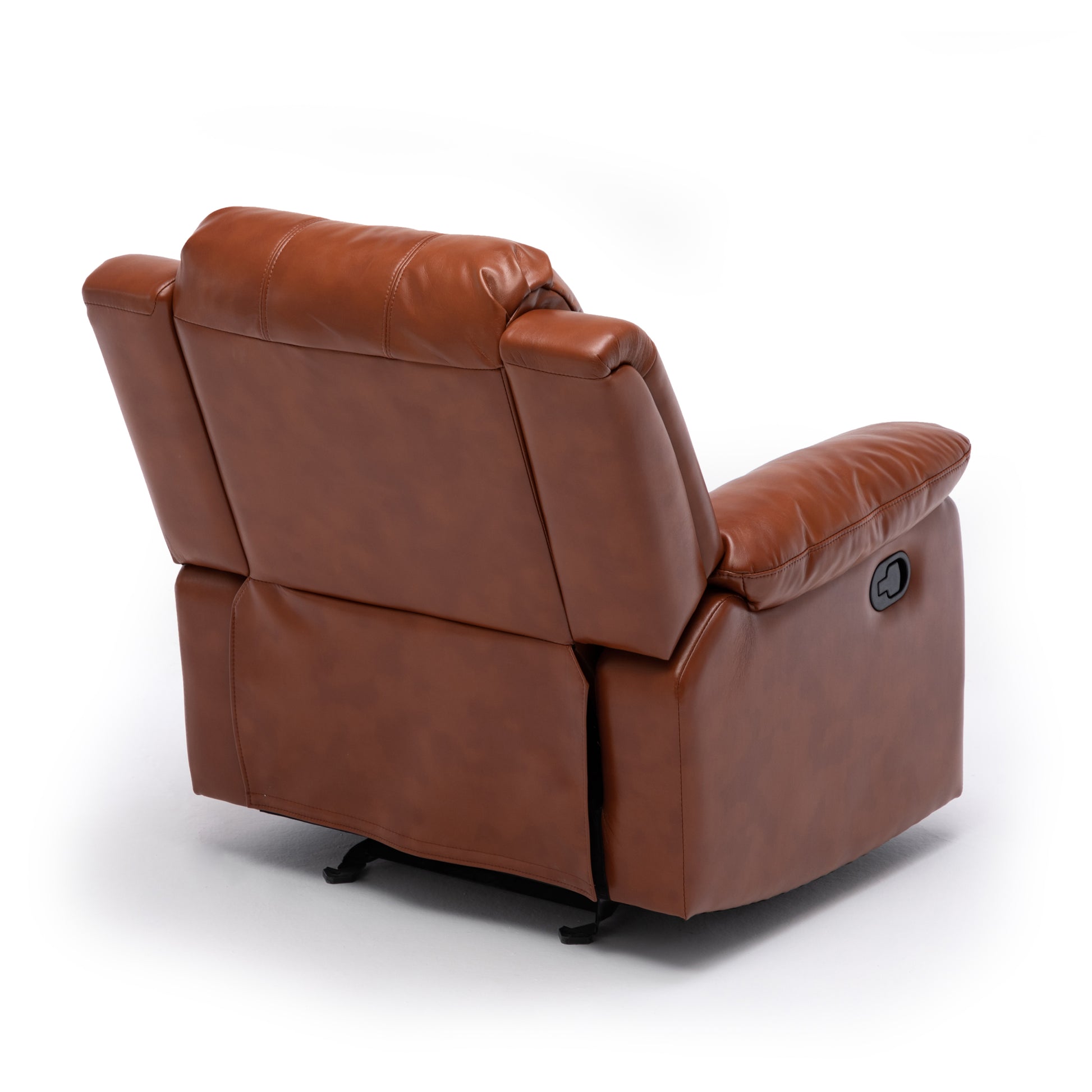 Charlotte Caramel Leather Gel Recliner Caramel Foam Pu Leather