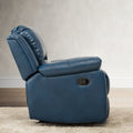 Charlotte Navy Blue Leather Gel Recliner Navy Blue Foam Pu Leather