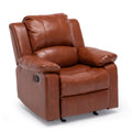 Charlotte Caramel Leather Gel Recliner Caramel Foam Pu Leather