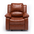 Charlotte Caramel Leather Gel Recliner Caramel Foam Pu Leather