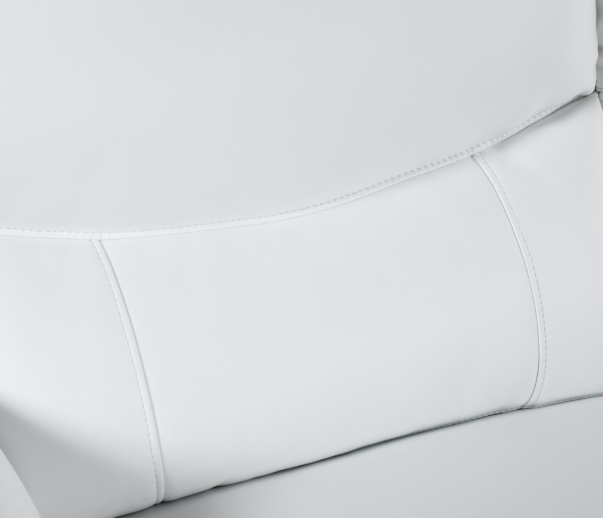 Genuine Leather Sofa White Foam Leather