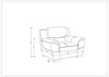Genuine Leather Chair Black Foam Leather