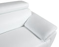 Genuine Leather Chair White Foam Leather