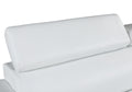 Genuine Leather Loveseat White Foam Leather